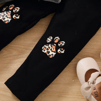 Load image into Gallery viewer, 2 Pieces Set Baby Kid Girls Animals Cartoon Print Hoodies Swearshirts And Leopard Pants Wholesale 220705237
