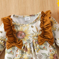 Load image into Gallery viewer, Baby Girls Flower Print Jumpsuits Wholesale 220705260
