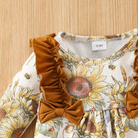 Load image into Gallery viewer, Baby Girls Flower Print Jumpsuits Wholesale 220705260
