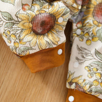 Load image into Gallery viewer, Baby Girls Flower Print Jumpsuits Wholesale 220705260
