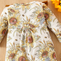 Load image into Gallery viewer, Baby Girls Flower Print Jumpsuits Wholesale 220705260
