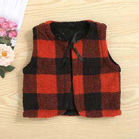 Load image into Gallery viewer, Baby Kid Unisex Leopard print Checked Vests Waistcoats Wholesale 220705261
