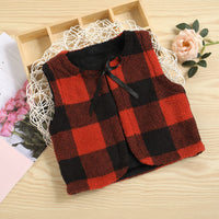 Load image into Gallery viewer, Baby Kid Unisex Leopard print Checked Vests Waistcoats Wholesale 220705261
