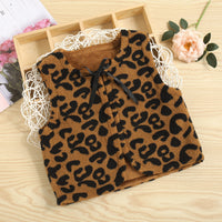 Load image into Gallery viewer, Baby Kid Unisex Leopard print Checked Vests Waistcoats Wholesale 220705261
