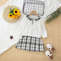 Load image into Gallery viewer, Baby Kid Girls Color-blocking Checked Dresses Wholesale 220705268
