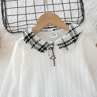 Load image into Gallery viewer, Baby Kid Girls Color-blocking Checked Dresses Wholesale 220705268
