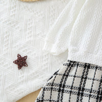 Load image into Gallery viewer, Baby Kid Girls Color-blocking Checked Dresses Wholesale 220705268
