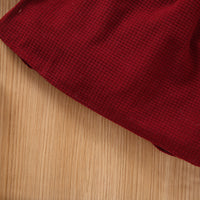 Load image into Gallery viewer, 2 Pieces Set Baby Kid Girls Solid Color Muslin&amp;Ribbed Tops Flower And Embroidered Dresses Wholesale 220705271
