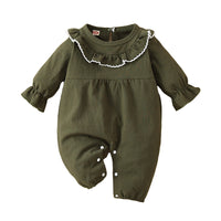 Load image into Gallery viewer, Baby Girls Solid Color Jumpsuits Wholesale 220705283

