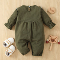 Load image into Gallery viewer, Baby Girls Solid Color Jumpsuits Wholesale 220705283
