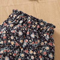 Load image into Gallery viewer, 2 Pieces Set Baby Kid Girls Cartoon Bow Print Hoodies Swearshirts And Flower Pants Wholesale 220705415
