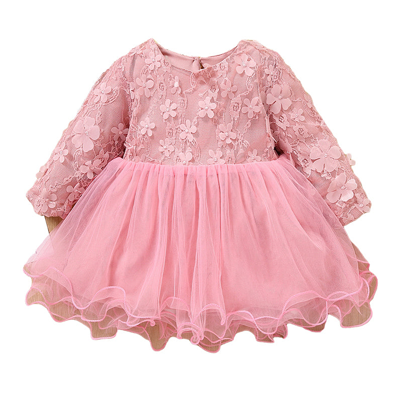Baby Kid Girls Flower Dresses Wholesale 220705532