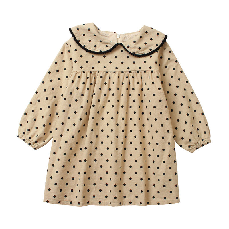 Baby Kid Girls Polka dots Dresses Wholesale 220707112