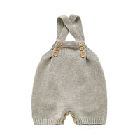 Load image into Gallery viewer, Baby Boys Solid Color Knitwear Rompers Wholesale 220707114
