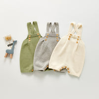 Load image into Gallery viewer, Baby Boys Solid Color Knitwear Rompers Wholesale 220707114
