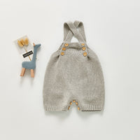 Load image into Gallery viewer, Baby Boys Solid Color Knitwear Rompers Wholesale 220707114
