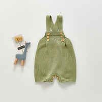 Load image into Gallery viewer, Baby Boys Solid Color Knitwear Rompers Wholesale 220707114
