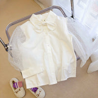 Load image into Gallery viewer, 2 Pieces Set Baby Kid Girls Bow Lace Tops And Embroidered Skirts Wholesale 220707125
