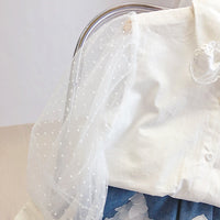 Load image into Gallery viewer, 2 Pieces Set Baby Kid Girls Bow Lace Tops And Embroidered Skirts Wholesale 220707125
