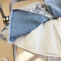 Load image into Gallery viewer, 2 Pieces Set Baby Kid Girls Bow Lace Tops And Embroidered Skirts Wholesale 220707125
