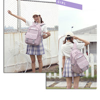 Load image into Gallery viewer, Girls Striped Letters Accessories School Bags Wholesale 220707127
