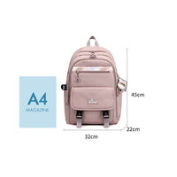 Load image into Gallery viewer, Girls Striped Letters Accessories School Bags Wholesale 220707127
