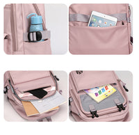 Load image into Gallery viewer, Girls Striped Letters Accessories School Bags Wholesale 220707127
