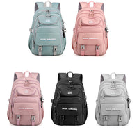 Load image into Gallery viewer, Girls Boys Letters Color-blocking Accessories School Bags Wholesale 220707163
