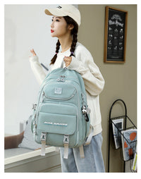 Load image into Gallery viewer, Girls Boys Letters Color-blocking Accessories School Bags Wholesale 220707163
