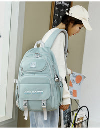 Load image into Gallery viewer, Girls Boys Letters Color-blocking Accessories School Bags Wholesale 220707163
