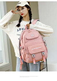 Load image into Gallery viewer, Girls Boys Letters Color-blocking Accessories School Bags Wholesale 220707163
