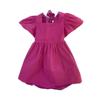 Load image into Gallery viewer, Baby Kid Girls Solid Color Bow Dresses Wholesale 220707511
