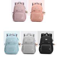 Load image into Gallery viewer, Girls Expression Embroidered Print Accessories School Bags Wholesale 220707521
