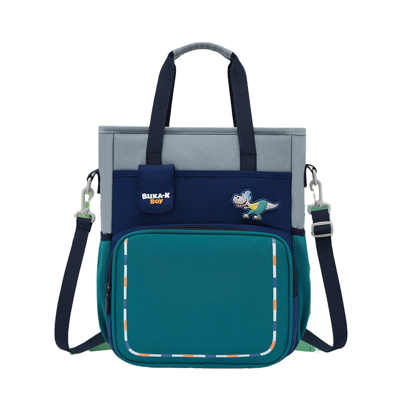 Unisex Letters Color-blocking Dinosaur Accessories School Bags Wholesale 220707532