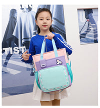 Load image into Gallery viewer, Unisex Letters Color-blocking Dinosaur Accessories School Bags Wholesale 220707532
