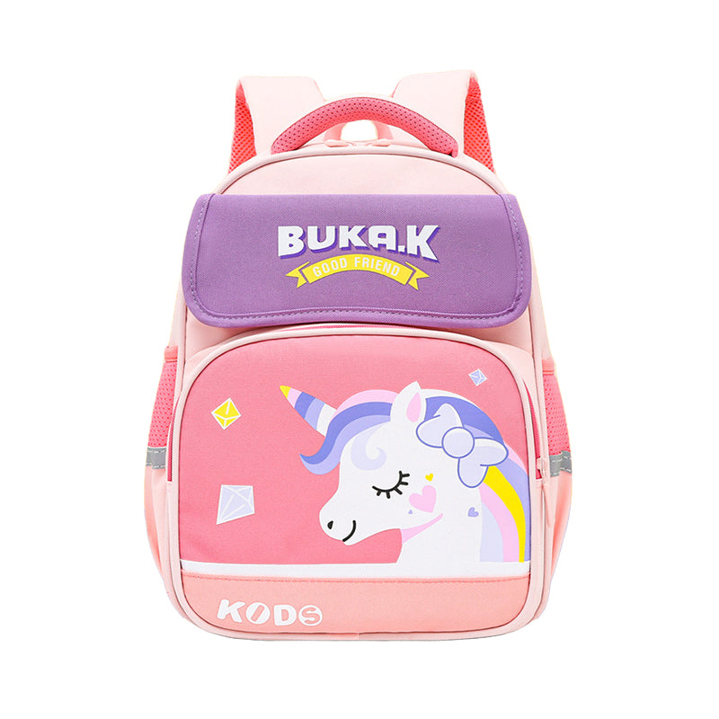 Unisex Letters Color-blocking Unicorn Accessories School Bags Wholesale 220707538