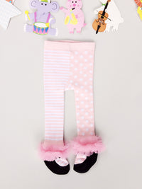 Load image into Gallery viewer, Baby Kid Girls Striped Polka dots Print Accessories Socks Wholesale 22071107
