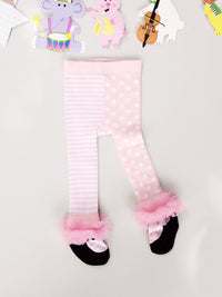 Load image into Gallery viewer, Baby Kid Girls Striped Polka dots Print Accessories Socks Wholesale 22071107

