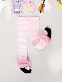 Load image into Gallery viewer, Baby Kid Girls Striped Polka dots Print Accessories Socks Wholesale 22071107
