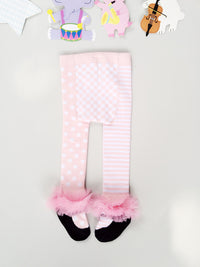 Load image into Gallery viewer, Baby Kid Girls Striped Polka dots Print Accessories Socks Wholesale 22071107

