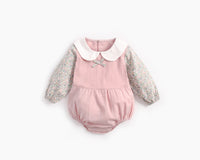 Load image into Gallery viewer, Baby Girls Flower Print Rompers Wholesale 220711135
