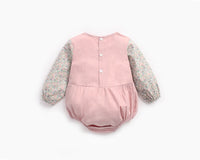 Load image into Gallery viewer, Baby Girls Flower Print Rompers Wholesale 220711135
