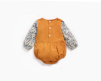 Load image into Gallery viewer, Baby Girls Flower Print Rompers Wholesale 220711135
