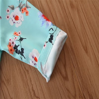 Load image into Gallery viewer, 2 Pieces Set Baby Kid Girls Flower Print Blazers And Shorts Wholesale 220711161
