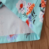 Load image into Gallery viewer, 2 Pieces Set Baby Kid Girls Flower Print Blazers And Shorts Wholesale 220711161
