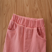 Load image into Gallery viewer, Baby Kid Girls Solid Color Leopard print Tie Dye Ripped Pants Wholesale 220711193
