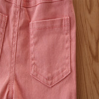 Load image into Gallery viewer, Baby Kid Girls Solid Color Leopard print Tie Dye Ripped Pants Wholesale 220711193
