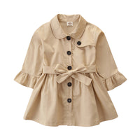 Load image into Gallery viewer, Kid Girls Solid Color Coats Wholesale 220711195
