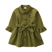 Load image into Gallery viewer, Kid Girls Solid Color Coats Wholesale 220711195
