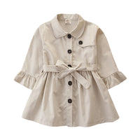 Load image into Gallery viewer, Kid Girls Solid Color Coats Wholesale 220711195
